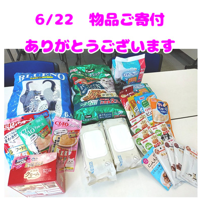 20250622譲渡会物品ご寄付